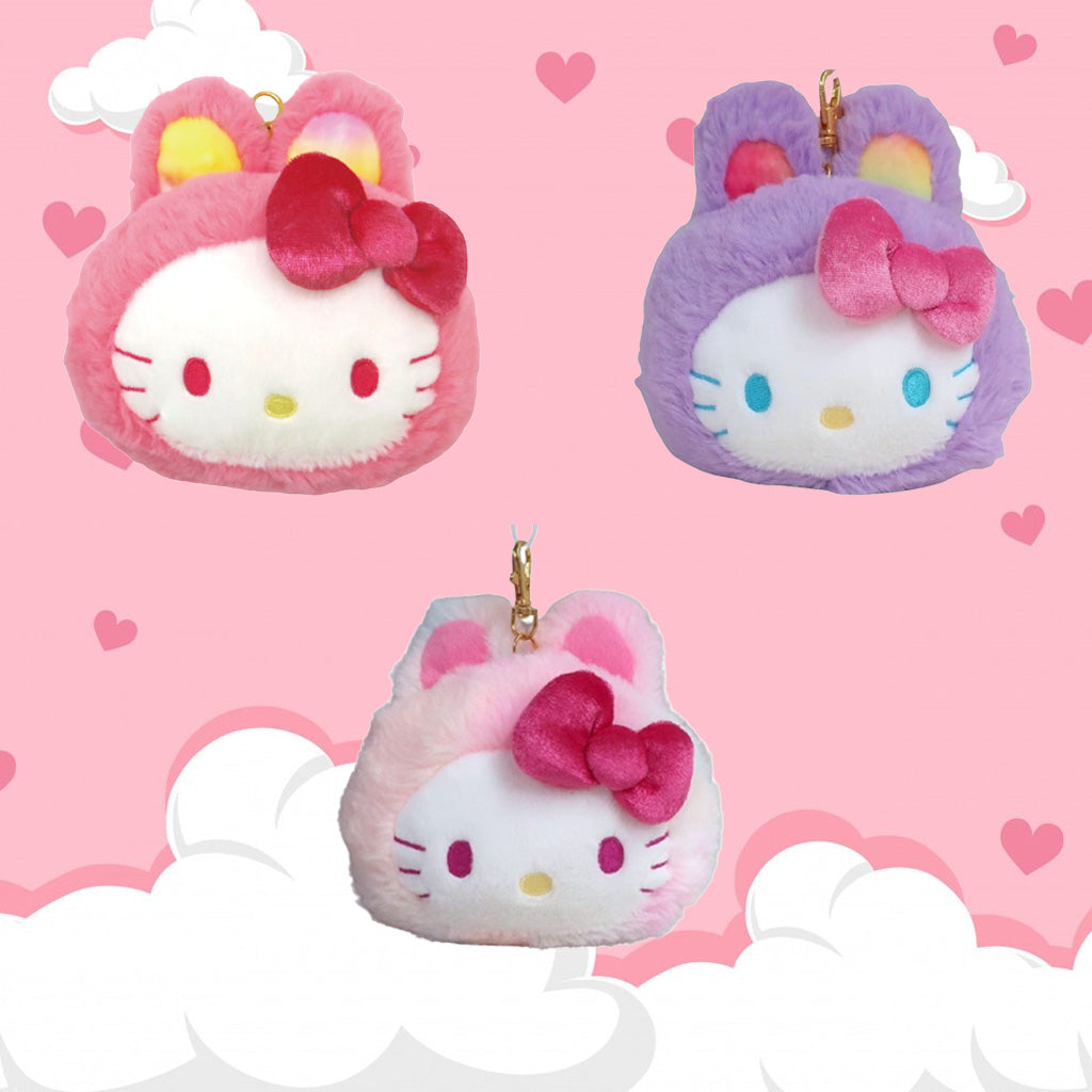 Embrace the charm of Hello Kitty Bunny Face Pass Case, Features Hello Kitty&