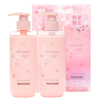 Off &amp; Relax Cherry Blossoms Limited Set 260ml+260ml