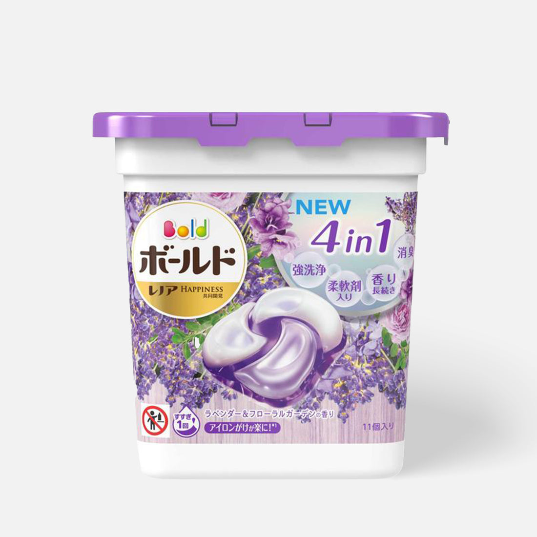 P&amp;G ARIEL 4D Laundry Detergent Lavender &amp; Floral Garden 11pcs