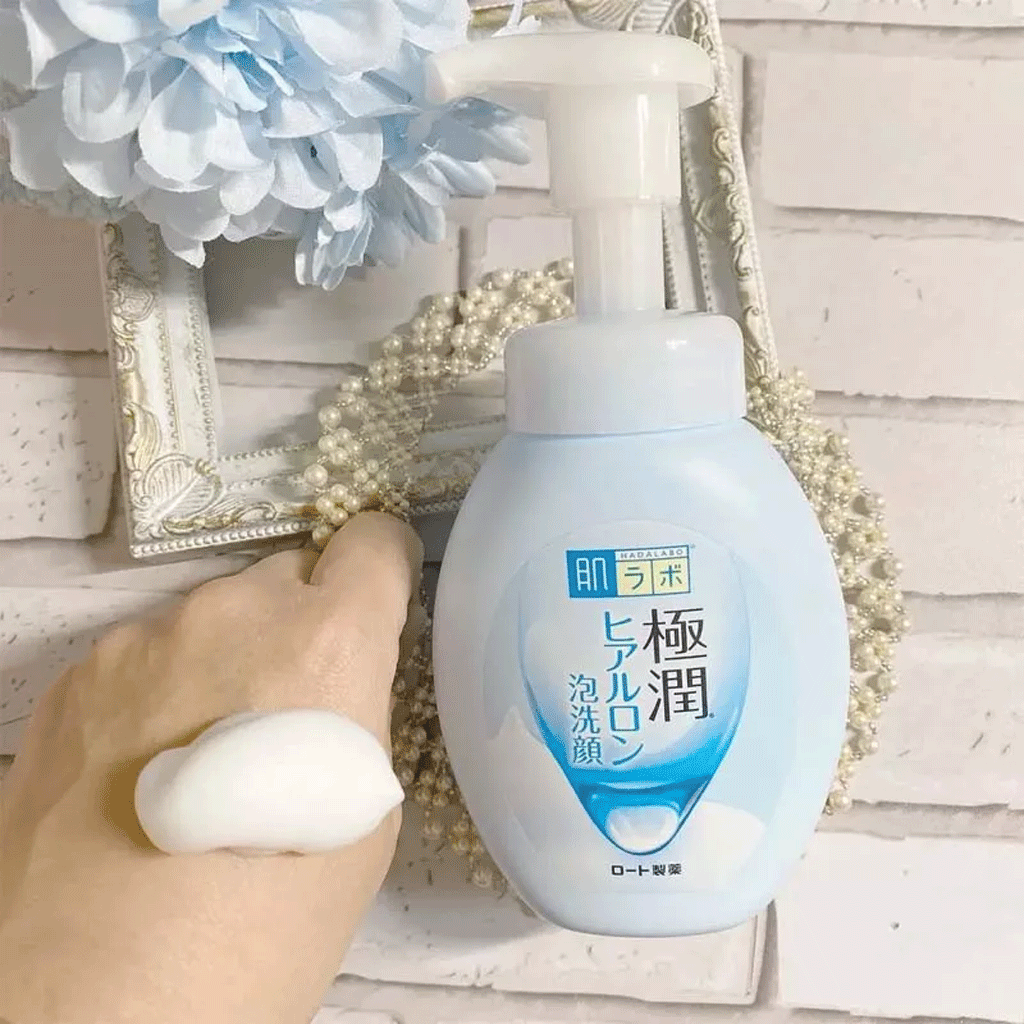 ROHTO Hada Labo Gokyujun Hyaluronic Acid Cleansing Foam 160ml