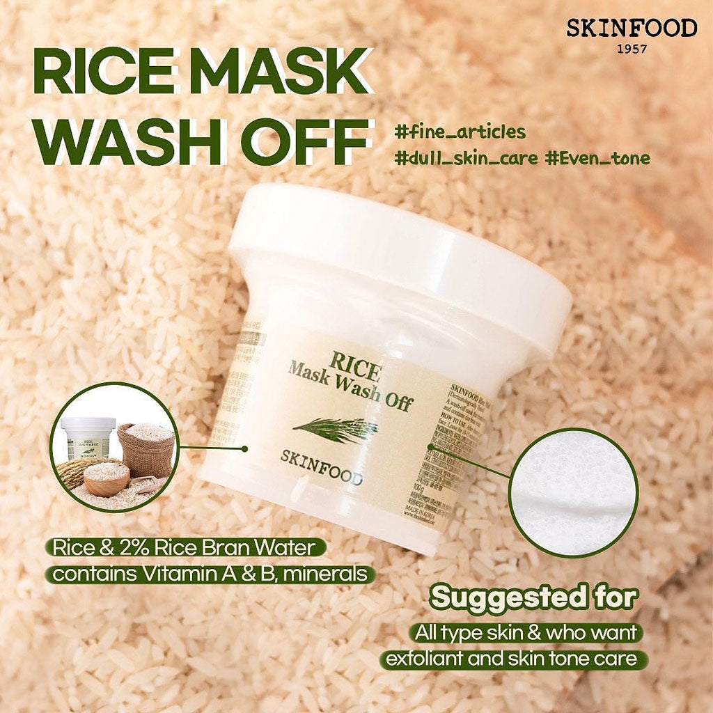 SKINFOOD Rice Mask Wash Off 120g