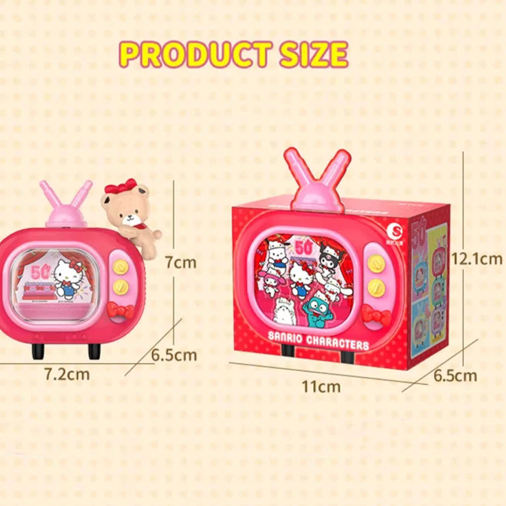 Miniso Sanrio 50 Anniversary Hello kitty Mini Television Blind Box