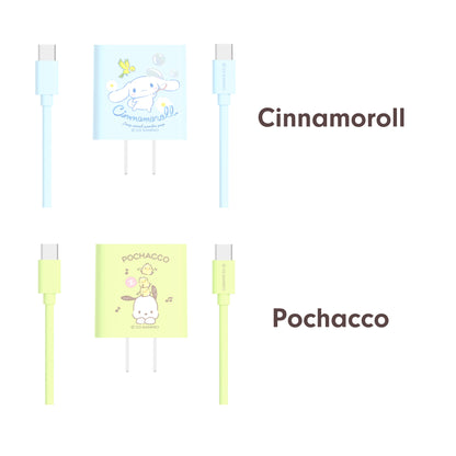 Sanrio iPhone Type-C PD Charging Cable Set 20W