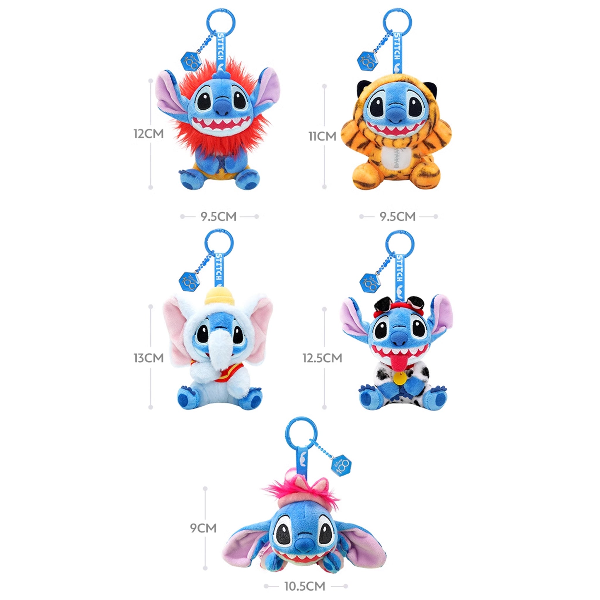 Stitch Toys Keychian Anime Stitch Cosplay Cupid Doctor Pendant Keychain