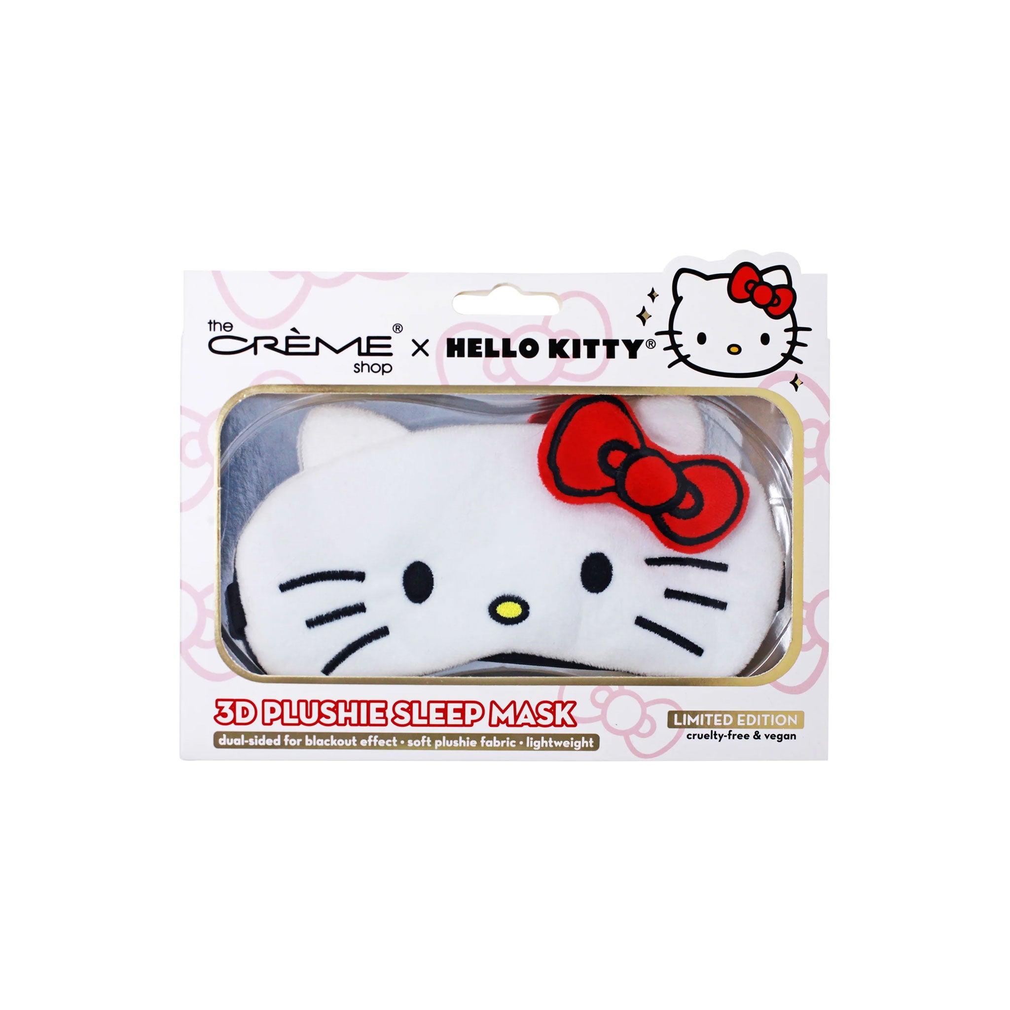 The Cr me Shop Hello Kitty 3D Plushie Sleep Mask LAMOUR Beauty