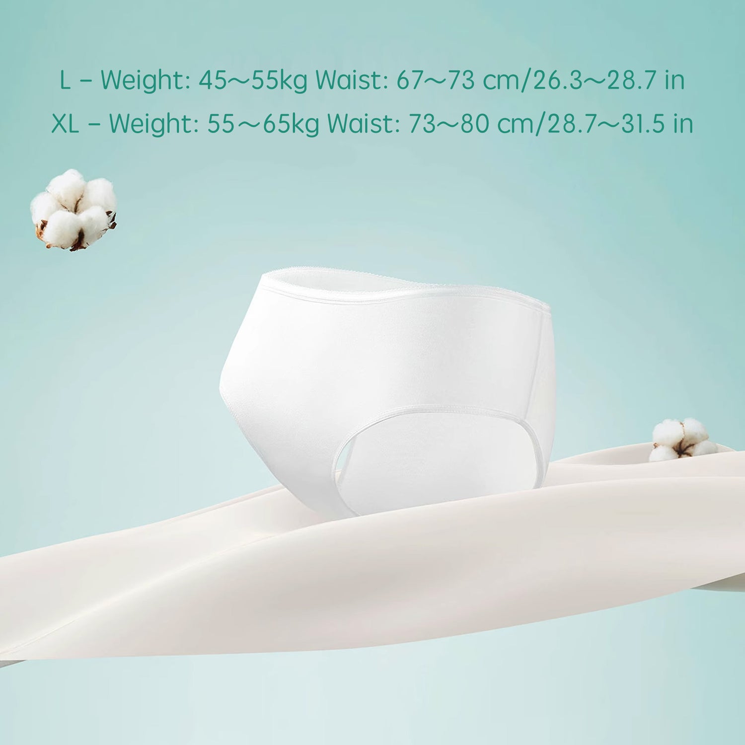 YOUNGTIME Disposable Pure Cotton Underwear Box of 5pcs