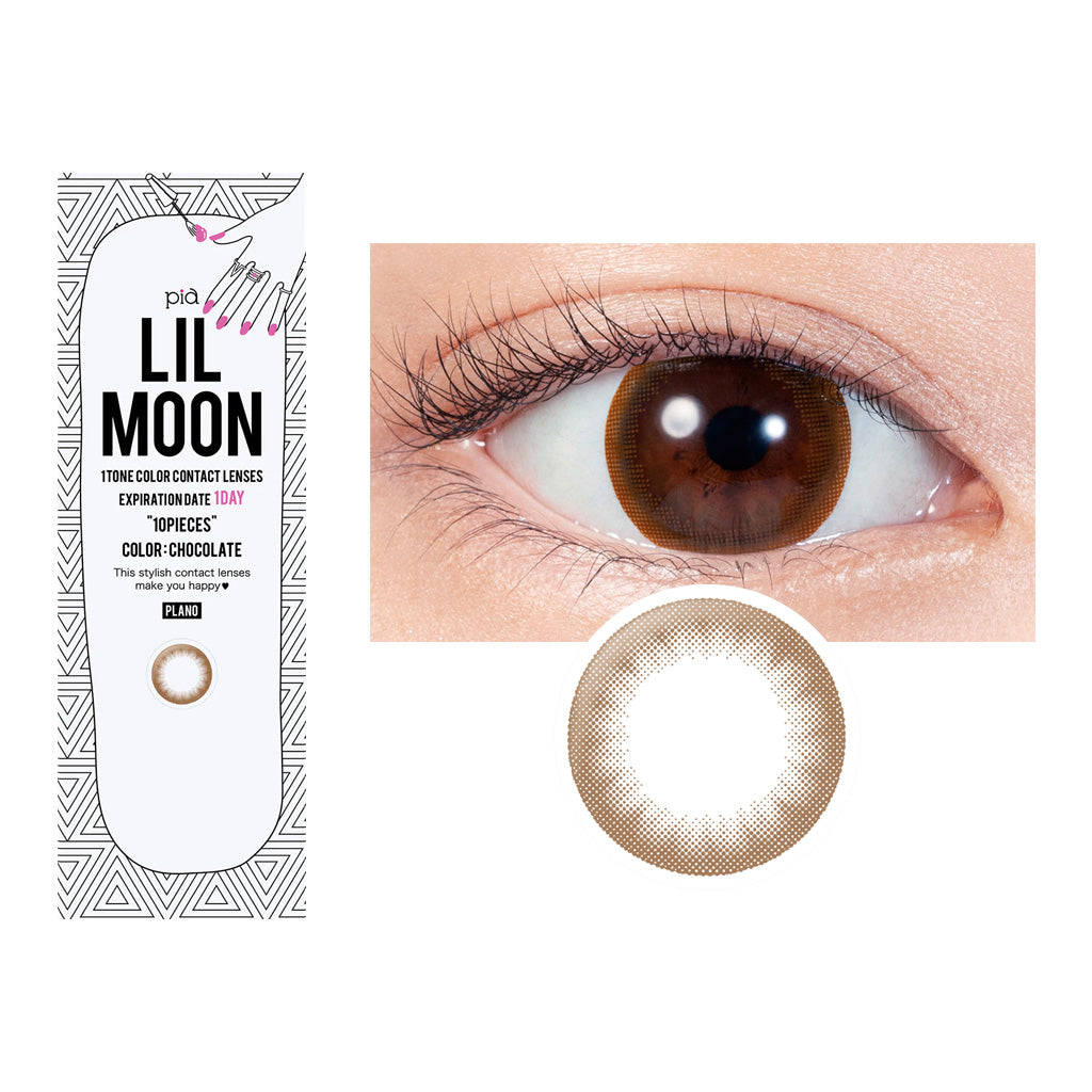 LIL MOON 1Day Contact Lenses-Chocolate 10pcs