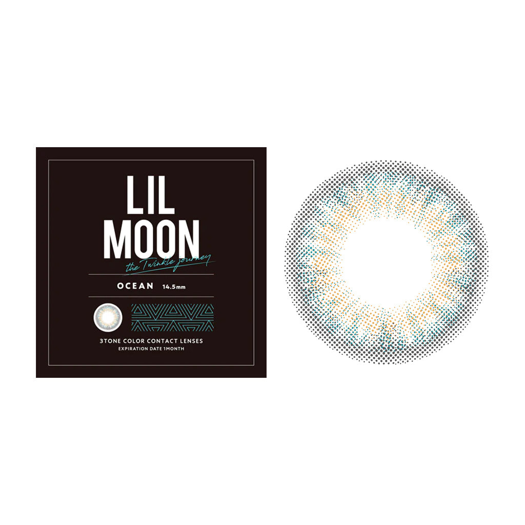LIL MOON 1Month Contact Lenses-Ocean 1pc