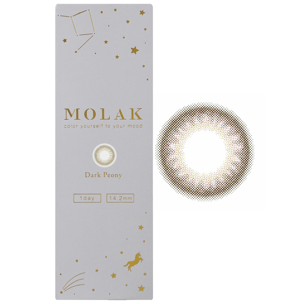 MOLAK 1Day Contact Lenses-Dark Peony 10pcs