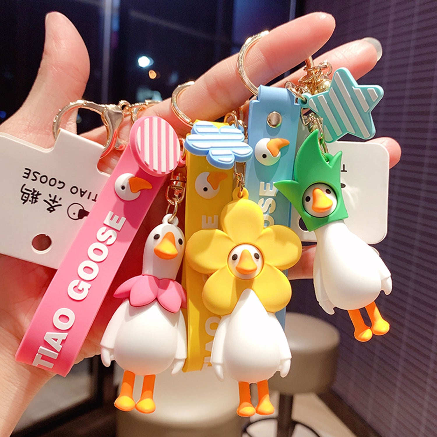 Duck Plush Keychain